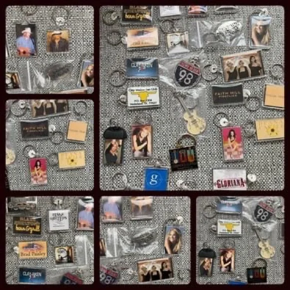 NEW 75+ Country music concert souvenir keychains - Picture 2 of 9